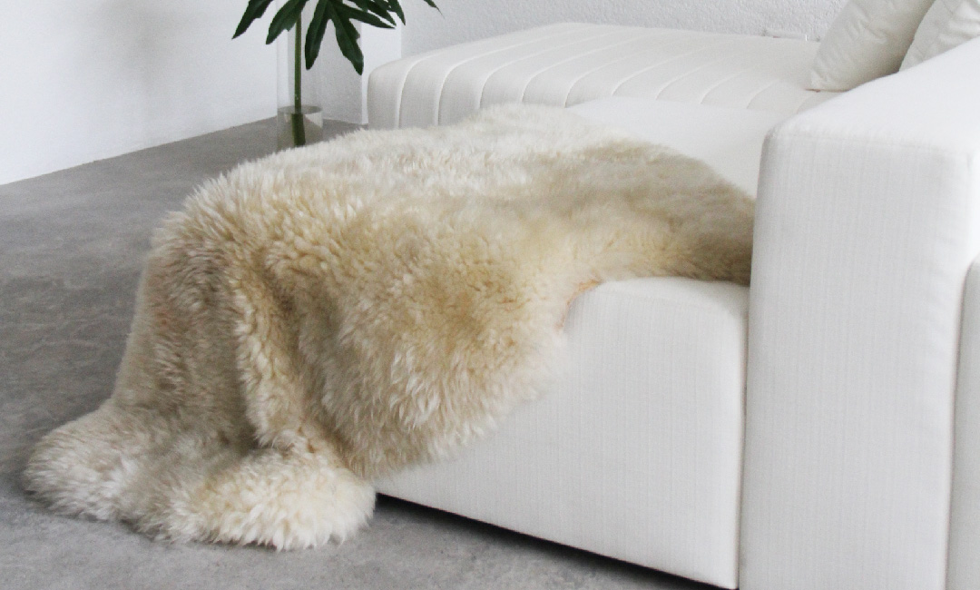 crate and barrel fur throw